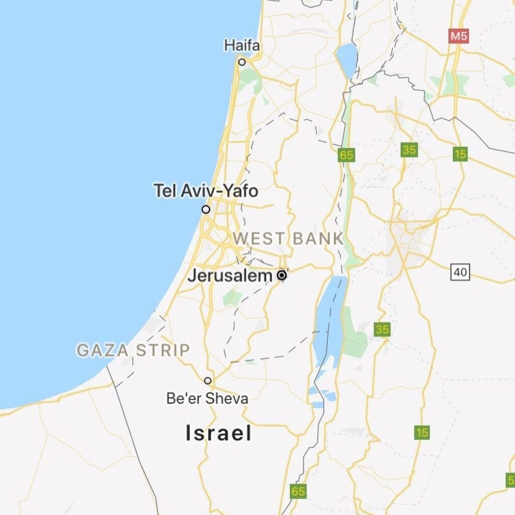 Palestine removed Google map 7