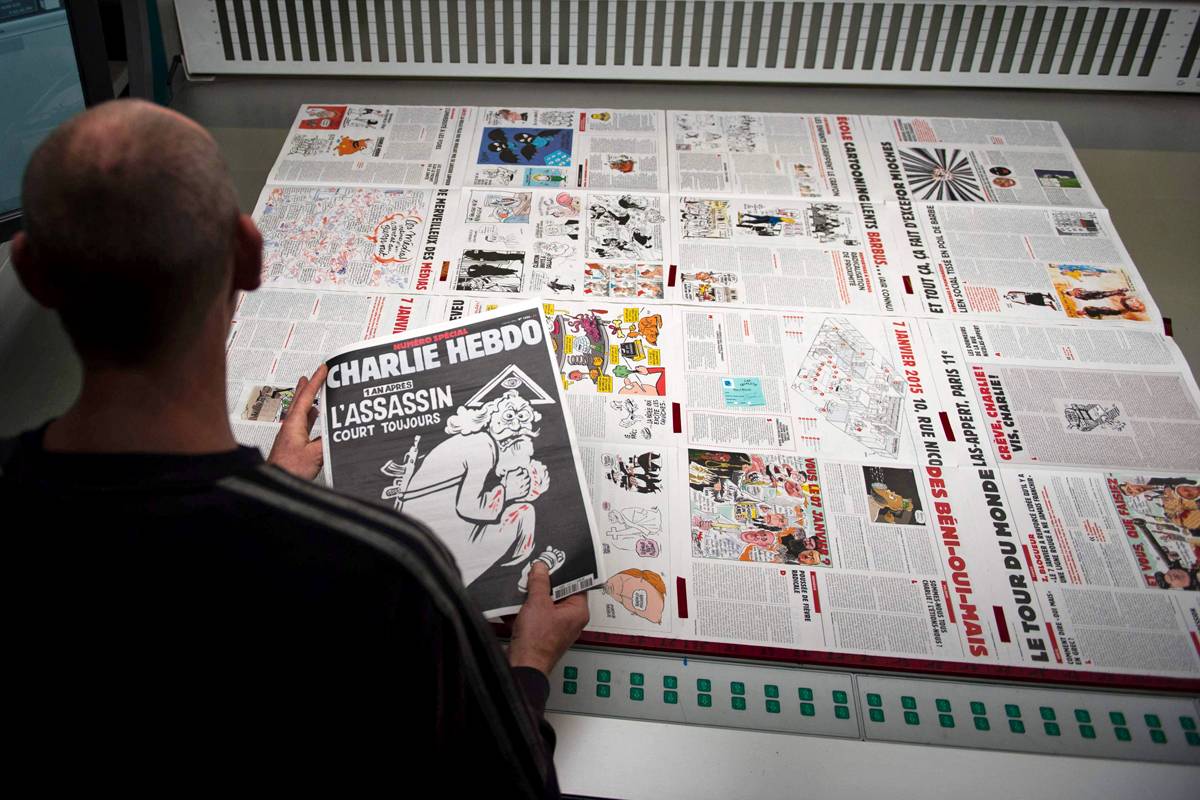 Charlie Hebdo French magazine Republish Cartoons of Prophet Muhammad