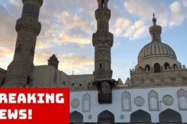 Al Azhar Mosque Egypt Fire
