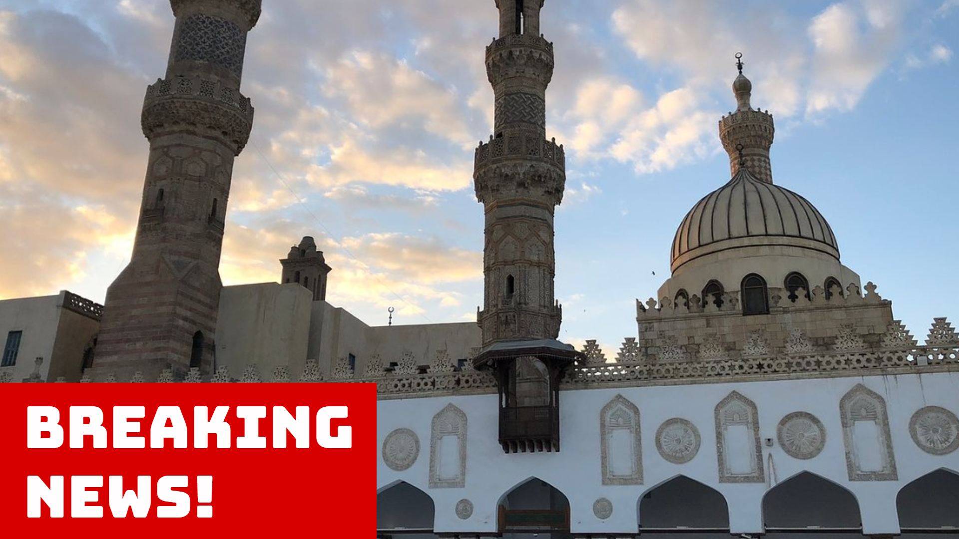 Al Azhar Mosque Egypt Fire