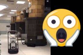 Smart Robot Sanitize Masjid al Haram