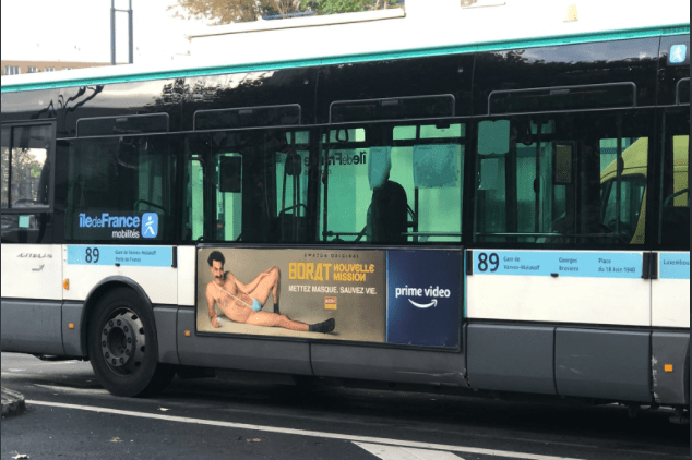 Revealing Poster in France Removed After Naked Man Wear Ring with Allah Name