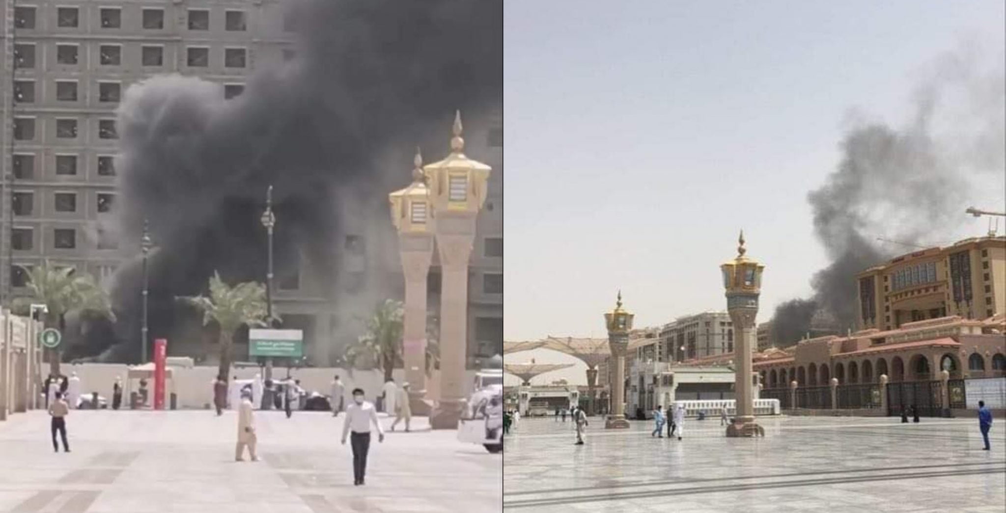 fire at masjid an nabawi