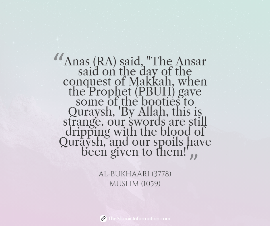 our swords are still dripping with the blood of quraysh