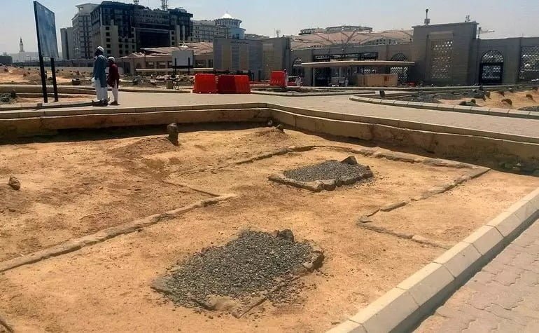 Grave of Imam Malik and his teacher Imam Nafi