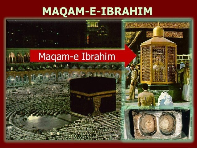Maqam Ibrahim is blocked off by barriers