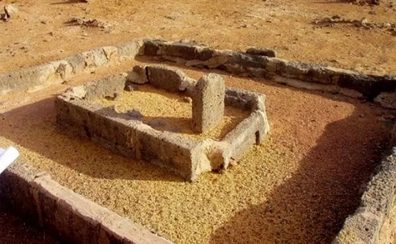 The grave of Ebrahim the infant son of the Prophet s.a.w.