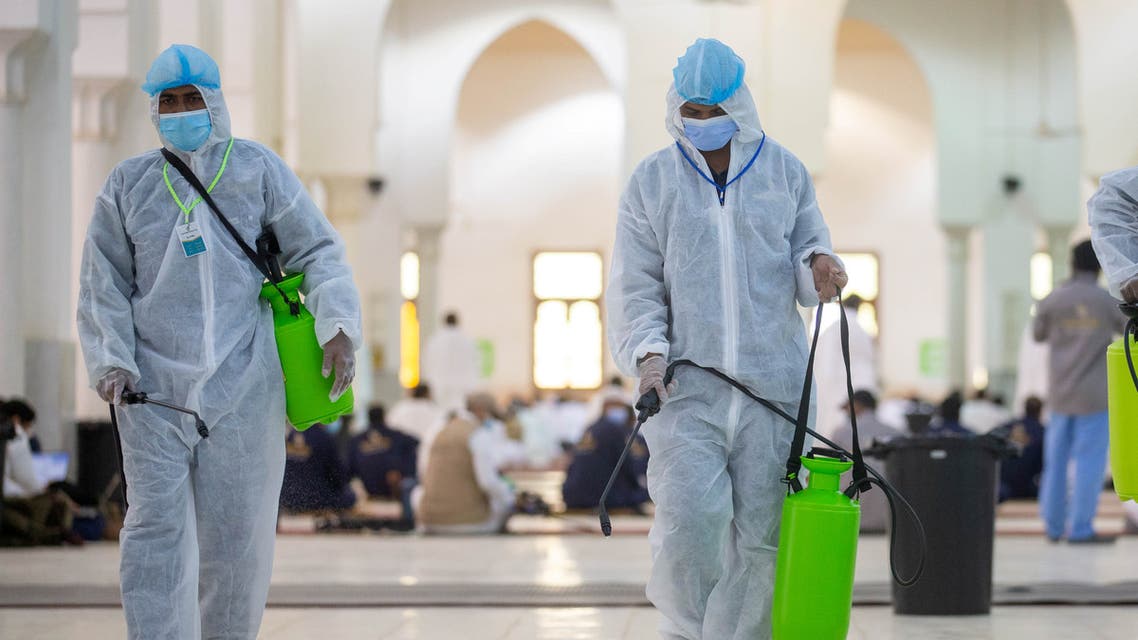 Clean Masjid al Haram in Ramadan 2021