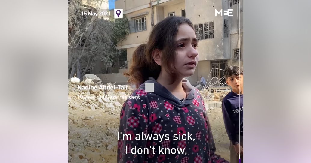 Video Of 10 Year Old After Her Home Destroyed From Gaza Will Make You Cry