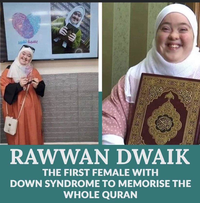 down syndrome girl memorize quran