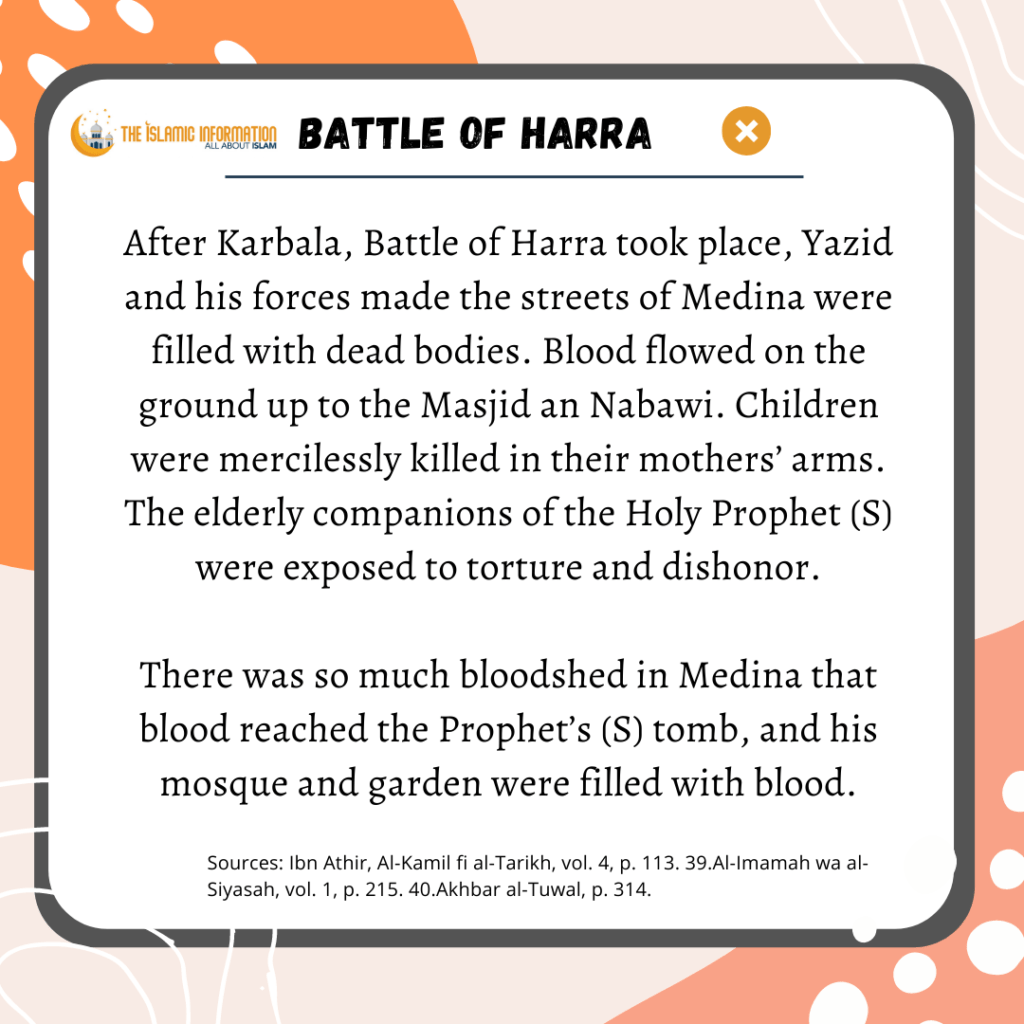 Battle of Harra hadiths