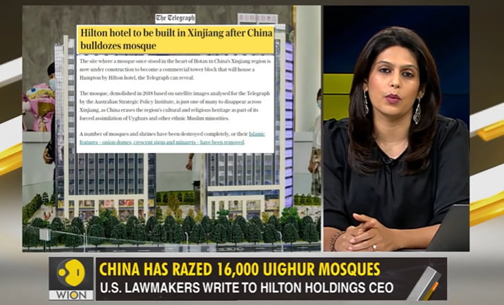 Global Boycott Of Hilton Over Planned To Build Hotel On The Former Site Of Uyghur Mosque