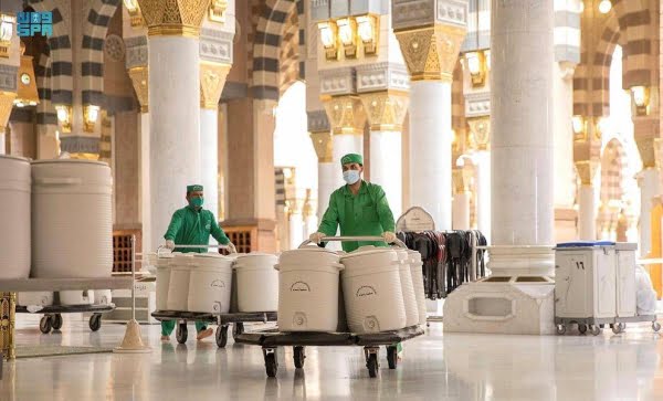 ZamZam Containers Returns To Masjid an Nabawi 1