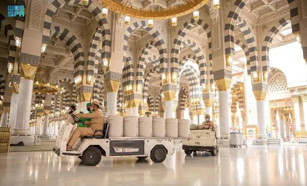 ZamZam Containers Returns To Masjid an Nabawi