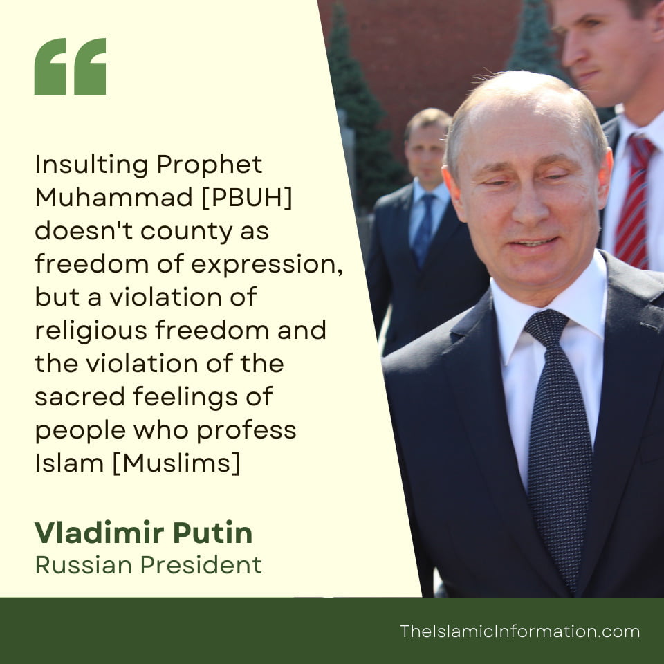 Vladimir Putin about Prophet Muhammad