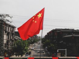 Rohingya issue chinese flag in old town