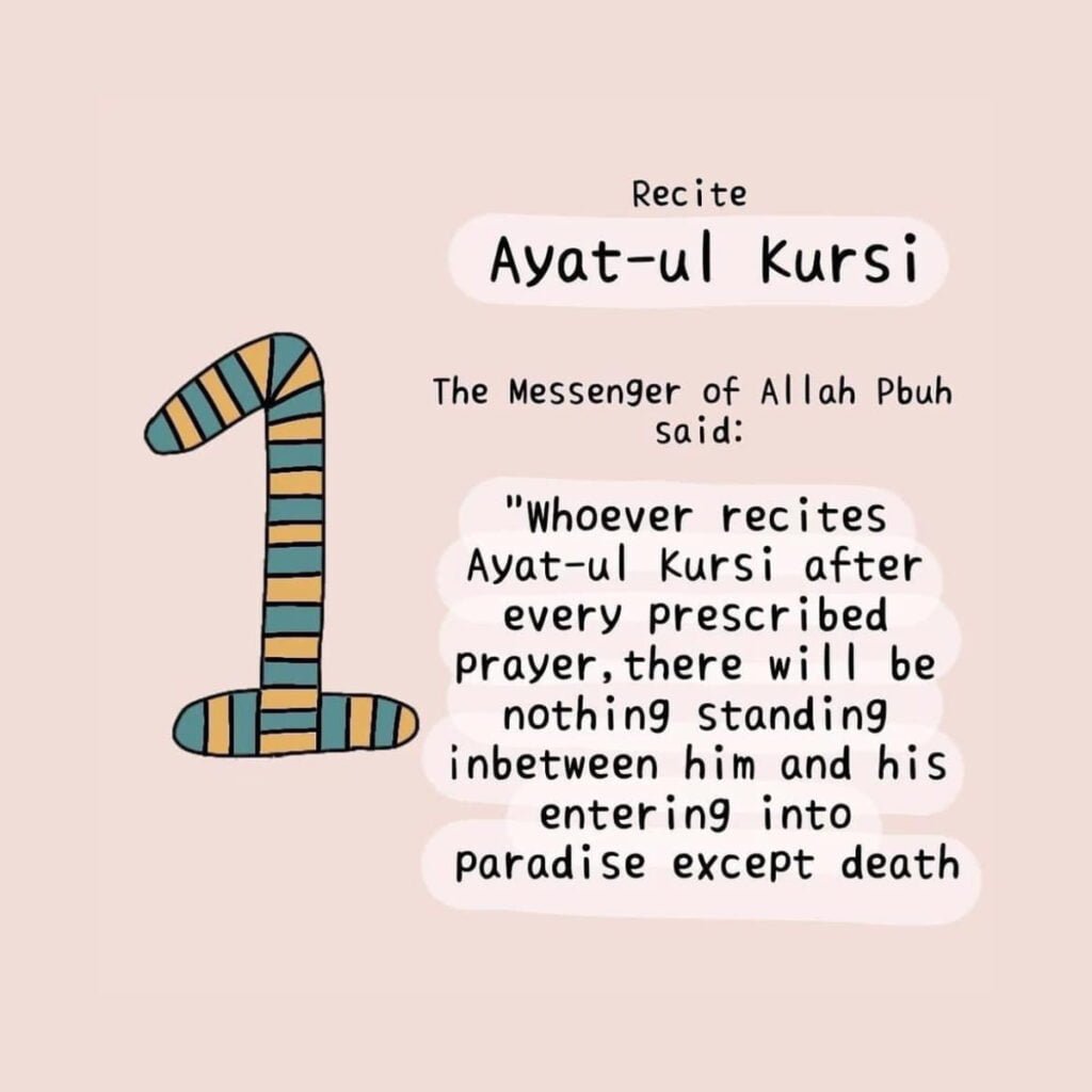 ayat ul kursi hadith