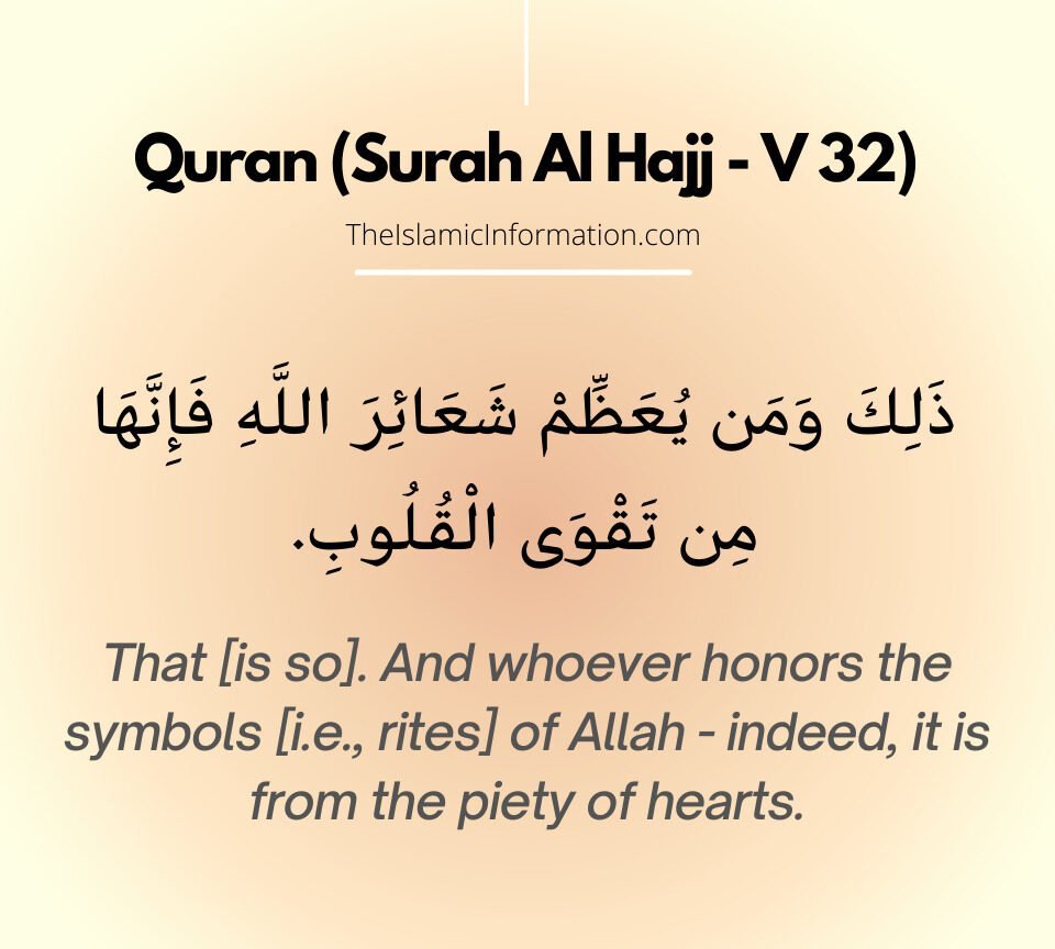 surah al hajj verse 32