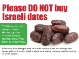 Stand With Palestine And Boycott Israeli Dates In Ramadan 2022