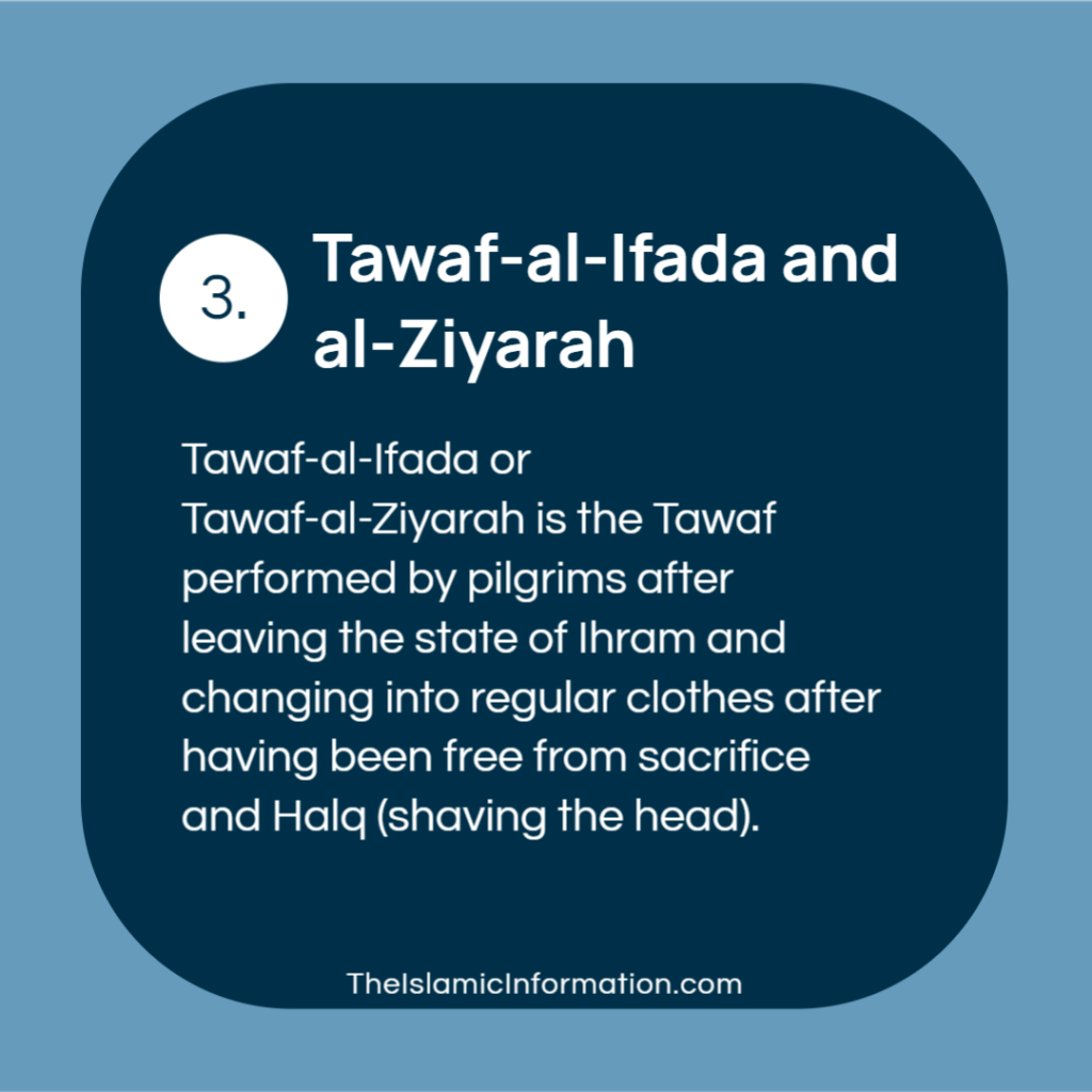Tawaf al Ifada al Ziyarah