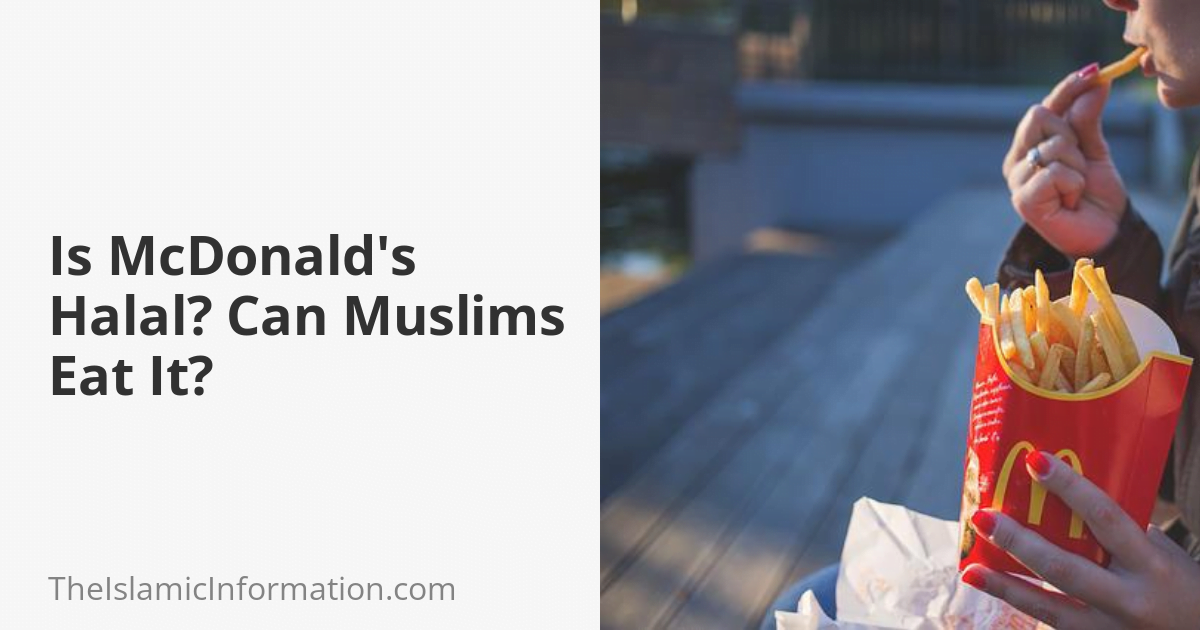 Is McDonalds Halal