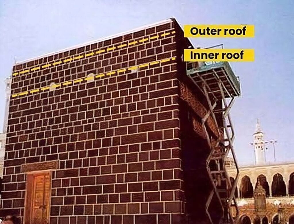Kaaba Two Roofs