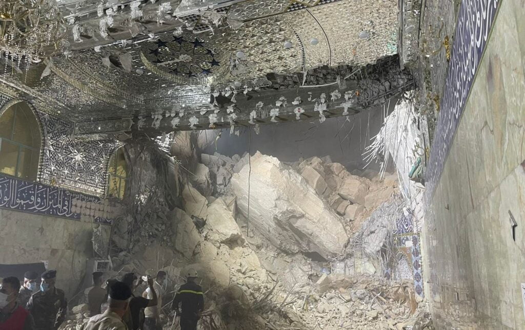 Qattarat al-Imam Ali roof collapsed