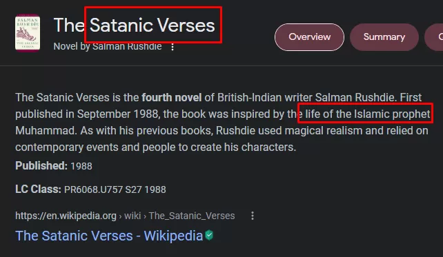 salman rushdie satanic verses