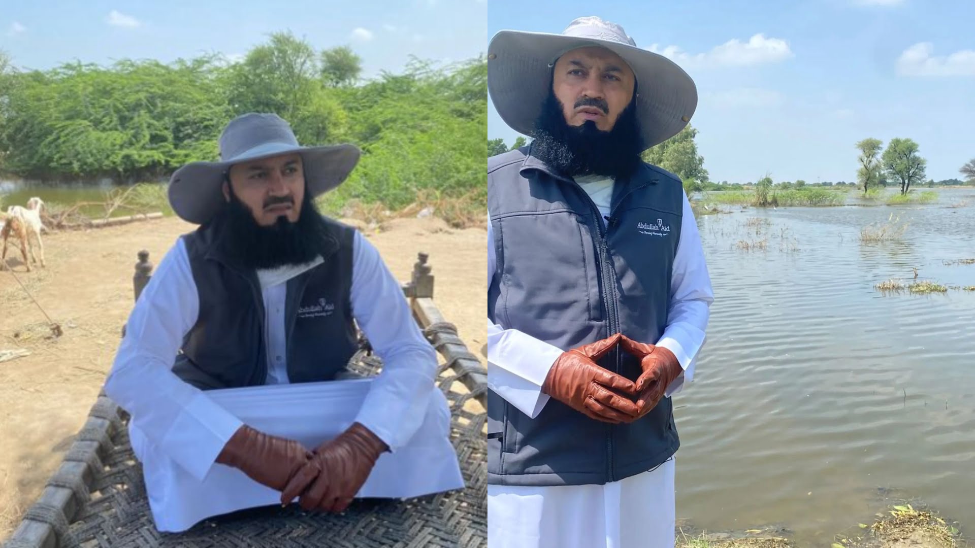mufti menk in Pakistan to help flood
