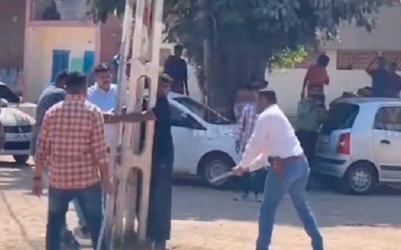 Muslim men flogged in India