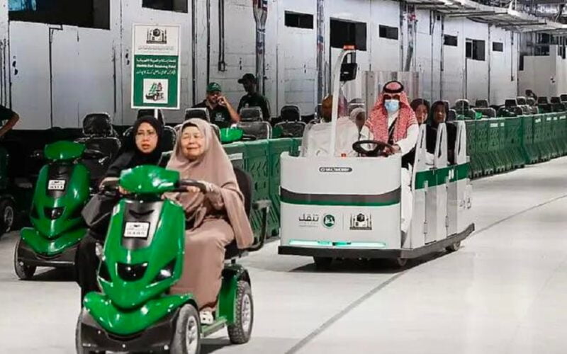 electronic vehicle elderly pilgrims