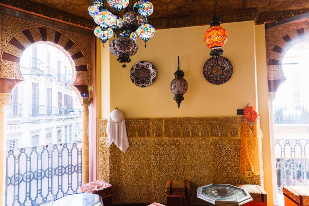 lamps arab restaurant