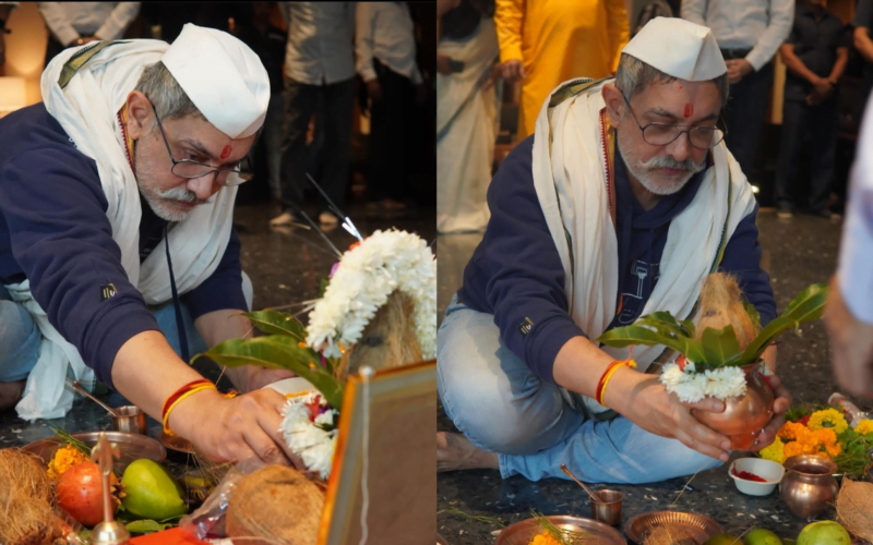 Muslim Bollywood Actor Aamir Khan Caught Doing Puja on His New Office Ceremony