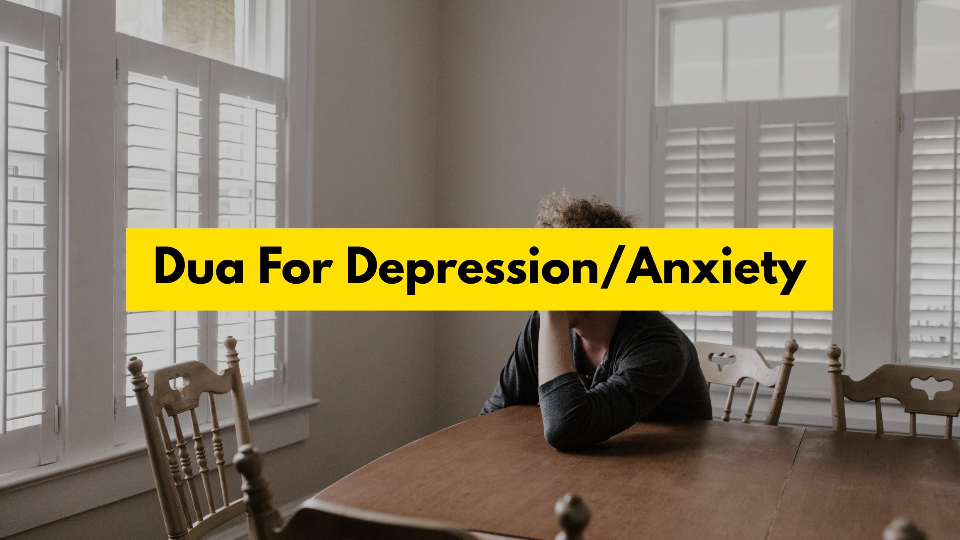 depression anxiety dua