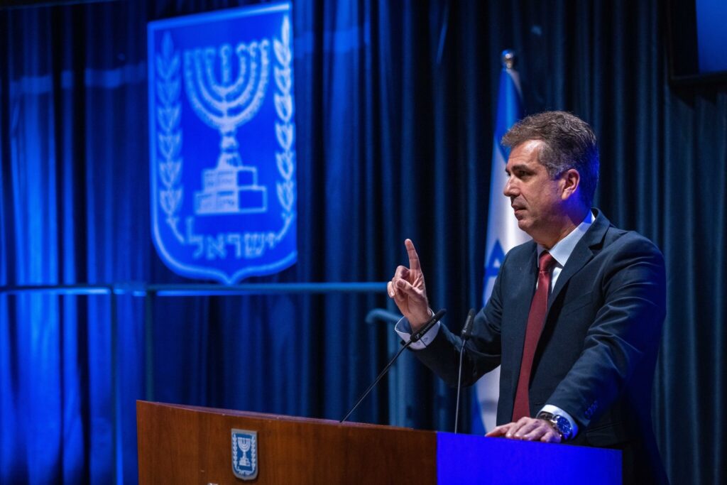 Minister of Foreign Affairs Eli Cohen