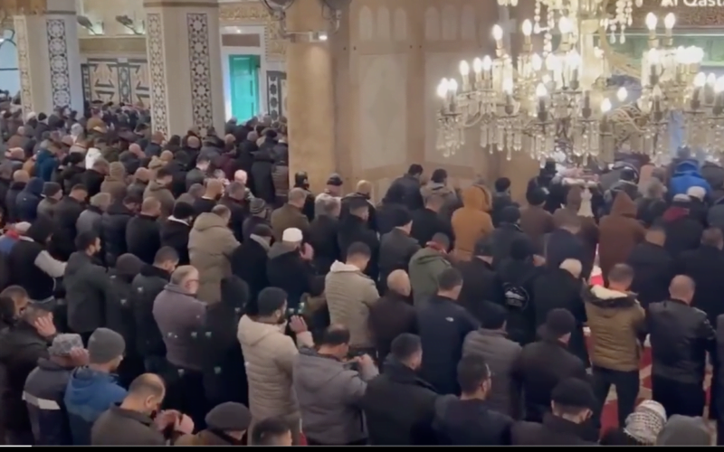 Funeral prayers at Al Aqsa Mosque for earthquake victims in Turkey and Syria