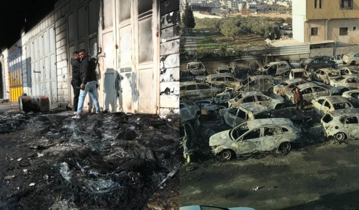 Israeli Occupiers Burn Dozens of Palestinian Homes and Cars in the West Bank