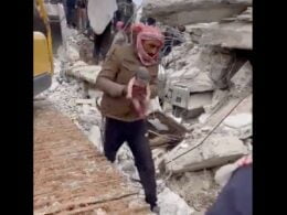 syria earthquake baby born