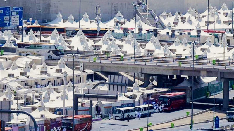 Mina Tents Hajj 2023 largest hajj