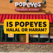 Popeyes halal haram