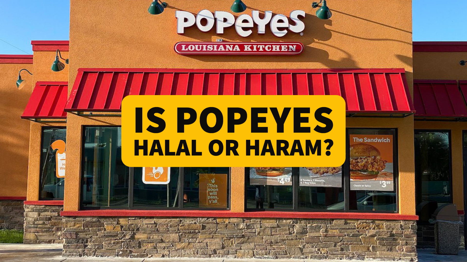 Popeyes halal haram