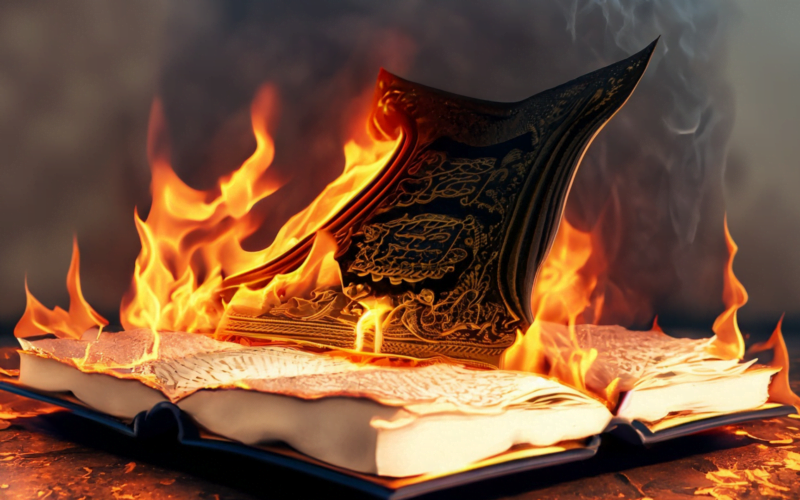 Quran Burned In Germany