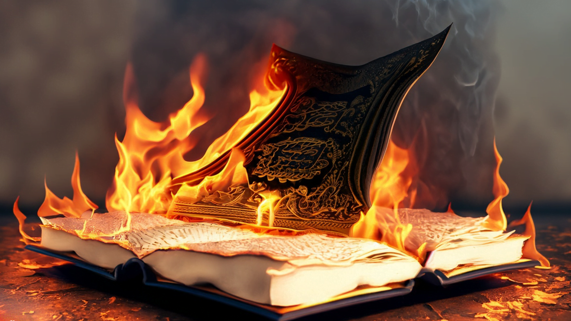 Quran Burned In Germany