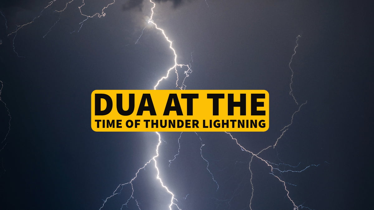 Dua AT tHE tIME oF thUNDER lIGHTNING