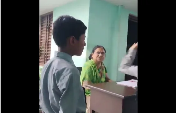 Hindu Teacher Asks Student To Slap Muslim Boy In India