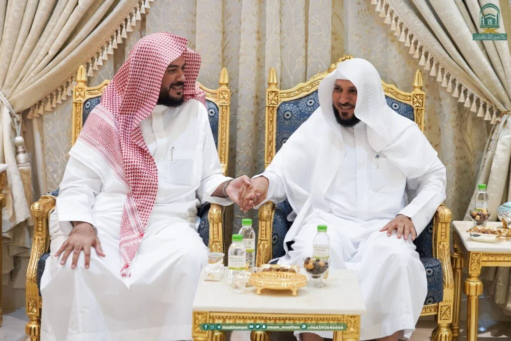 Members of the General Presidency visited Sheikh Maher Al Muaiqly