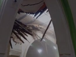 Nigeria mosque roof collapse