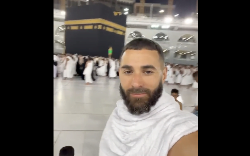 karim benzema umrah