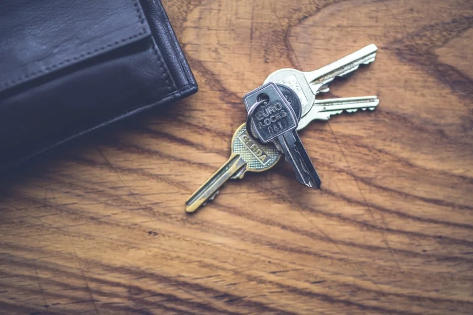 Keys on the table