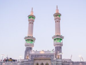 Outer gate of Masjid al haram in Makkah saudi arabia